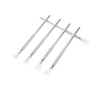 LALADEFIEE 5pcs Multi Functional Seven Needle Pen for Nail Art Stainless Steel Metal Handle Liner Brush for Precise Line Drawing in Nail Designs