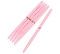 LALADEFIEE 5pcs Nail Liner Pens Set with Pink Handles Featuring Geometric Designs and Salon-quality Precision Copper and Fiber Brushes for Detailed Nail Art and DIY Manicure