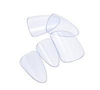 LALADEFIEE 5Pcs Pipa Nails Pc Fingertip Protective Covers, round Edge Finger Picks for String Instrument Practice, Portable and Easy to Clean, Blue