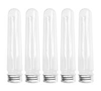 LALADEFIEE 5pcs Plastic Shoestring Tubes Portable Shoelace Holder Lightweight Compact Travel Organizer with Lids