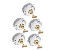 LALADEFIEE 5pcs Rhinestone Base Nail Tip Display Stand Stable Acrylic Nail Art Practice Holder False Organizer for DIY Manicure Training and Art