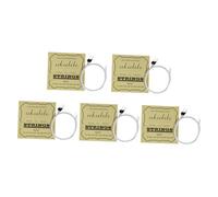 LALADEFIEE 5pcs Ukulele Strings Nylon Wire Wound for Violin and Ukulele, Sturdy Fast Response Strings with Beautiful Appearance, for Repairing Use and Musical Instrument Accessories