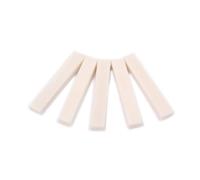 LALADEFIEE 5pcs Vintage Bone Nut Saddle for Guitar Acoustic Saddle Guitar Bone Bridge Replacement