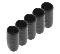 LALADEFIEE 5Pcs Violin and Viola Bow Grip Rubber Sleeves, Student and Professional Thumb Grip Accessories for Posture Correction and Stage Performance