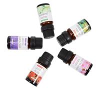 LALADEFIEE 5pcs Water-Soluble Essential Oil Set 10ml for Aroma Diffuser, Therapeutic Aromatherapy Oils with Lavender, Cherry Blossom, Osmanthus, Jasmine Rose for Home Relaxation