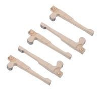 LALADEFIEE 5pcs Wooden Piano Jack Flange Replacement for Vertical and Grand Piano Repair Universal Fit Design Precise Tuning Capability and Mechanism Repair