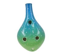 LALADEFIEE 6-hole Alto C Ocarina, Small Ceramic Musical Instrument for Beginners, Easy Tuning, Rich Deep Tones, Solo or Party Performance,