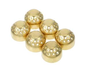 LALADEFIEE 6 Pcs Gas Stove Fire Cores Copper Alloy Burner Accessories for Enhanced Cooking Performance and Versatile Fit Kitchen Use Golden Colour