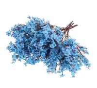 LALADEFIEE 6 Pcs Real Touch Gypsophila Artificial Flowers Faux ’s Breath Bouquet for Home Decor DIY Floral Arrangement Blue Simulation Flowers for Table Centerpiece and Anniversary