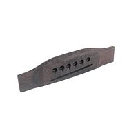 LALADEFIEE 6-string Slotted Rosewood Guitar Bridge Bone Slotted Saddle for Folk and Classical Acoustic Guitars, Pre-drilled for Easy DIY Performance Replacement