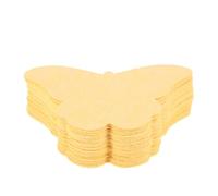 LALADEFIEE 60pcs Butterfly Shaped Facial Cleansing Sponge Small Lightweight Natural Pulp Cellulose Sponge Creative Design Convenient for Travel for Girls and Women Face Skincare