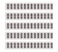 LALADEFIEE 60Pcs Harmonica Scale Marking Stickers: Self-adheive Numbered Note Labels for 24-Hole/28-Hole Polyphonic Harmonicas in C Key - Learning Aid for Beginners