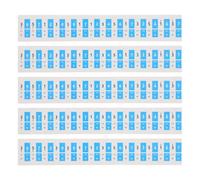 LALADEFIEE 60Pcs Harmonica Scale Marking Stickers: Self-adheive Numbered Note Labels for 24-Hole and 28-Hole Polyphonic Harmonicas in C Key - Learning Aid for Beginners