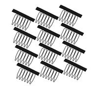 LALADEFIEE 60pcs Steel Teeth Wig Secure Clips and Combs for Wigs for Home and Salon for Hair Extensions