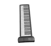 LALADEFIEE 61-key Portable Roll-up Piano Thick Silicone Electronic Folding Keyboard for Beginners Lightweight and Easy to Store