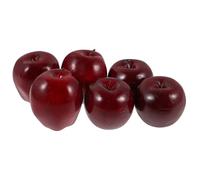 LALADEFIEE 6Pcs Artificial Red Delicious and Fake Snake Fruit Foam Models for Kitchen Photography Props, Home Decor, and Christmas Display