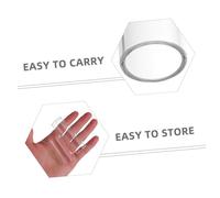 LALADEFIEE 6pcs Clear Glass Guitar Slide for Electric Acoustic Guitars Fingertip Sliders with Snug Fit for Blues Jazz Country Music Enhanced Stability and Precision Performance