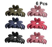 LALADEFIEE 6pcs Floral Hair Clips for Women Lightweight and Portable Ponytail Holders Stylish Hair Accessories for Girls for Any Season