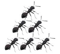LALADEFIEE 6pcs Large Ant Figurine Set Plastic Ant Sculpture Garden and Outdoor Decoration Realistic Insect Models for Lawn Balcony