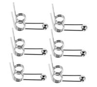 LALADEFIEE 6pcs Metal Curling Iron Replacement Springs for DIY Hair Tool Accessories Torsion Springs for Curling Rods Easy Installation for Professional and Home Styling