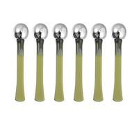 LALADEFIEE 6pcs Metal Eye Cream Applicator Rods for Women and Girls Compact Portable Style to Reduce Eye Skin Problems for Makeup Use and Carrying in Your Purse
