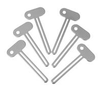LALADEFIEE 6pcs Metal Tube Squeezer Keys for Toothpaste Glue Creams and Use Rollers Versatile Household and Office Tool for