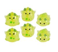 LALADEFIEE 6pcs Mini Resin Dragon Figurines Glow the Dark Garden Decorations with Delicate Workmanship and Classic Design, for Mini Garden or Flower Pot Landscape Adornment