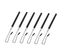 LALADEFIEE 6pcs Puppet Control Sticks Ergonomic Hand Manipulation Rods Puppetry Tools for Stage Shows Educational Play Role Play Accessories