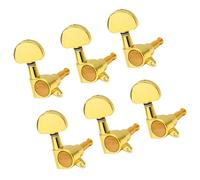 LALADEFIEE 6pcs Replacement Guitar Tuning Pegs Large Handle Tuning Pegs for Electric Wooden Guitars