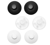 LALADEFIEE 6pcs round Foot Pedal Switch Set for Floor Lamps with Self-locking Function Home Lamp Foot Control Switches in White, Black and Colors