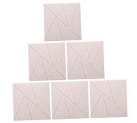 LALADEFIEE 6pcs Self-adhesive Acoustic Foam Panels Soundproofing Pads High Density Sound Absorption Board for Office Wall and Ceiling Gaming Room Acoustic Treatment