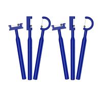 LALADEFIEE 6Pcs Tongue Exerciser Kit for Speech Therapy Oral Muscle Trainer with Tongue Tip Flexibility Exercise Tools Blue Set of 3 Pairs for Daily Speech Rehabilitation