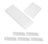 LALADEFIEE 6pcs Tongue Scraper Plastic Storage Box Tongue Scraper Travel Case Container for Oral Care and Hygiene