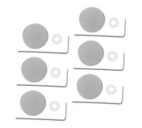 LALADEFIEE 6sets Guitar Control Knobs Electric Guitar Effect Pedal Footswitch Caps Compact Design Smooth Rounded Replacement for Broken Worn Knobs