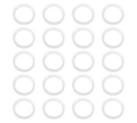 LALADEFIEE 72pcs 58mm Silicone Gasket Seals for Solar Water Heater Tubes, Replacement Silicone Sealing Rings for Plumbing and Solar Collector Leak Prevention