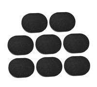 LALADEFIEE 8Pcs Bamboo Charcoal Facial Cleaning Sponges for Makeup Removal Deep Pore Cleansing Exfoliating Powder Puff for Oily and Combination Skin