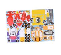 LALADEFIEE 8Pcs Car Model Paper Puzzle DIY Handmade Jigsaw Puzzles for Fun and Creative Paper Puzzles to Enhance Hand Eye Coordination and Intellectual Development