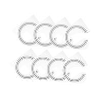 LALADEFIEE 8pcs Decorative Rosette for Acoustic Guitar Sound Hole Self-adhesive Inlay Stickers Stylish Floral Design for Classical and Folk Guitars
