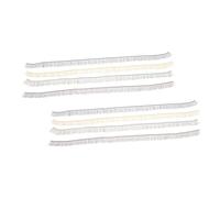 LALADEFIEE 8pcs DIY Doll Eyelashes Strips False Lashes for Dolls Black Brown Tea Gold Faux Eye Lashes Accessories