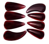 LALADEFIEE 8pcs Guzheng Finger Picks Professional Thumb Plectrum for Sound and Comfortable Performance for Adult Musicians and Guzheng Enthusiasts