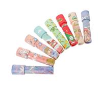 LALADEFIEE 8pcs Mixed Pattern Boys and Girls Kaleidoscope Educational Turning Toys Educational Plaything for Boys Girls