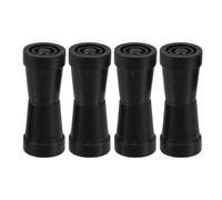 LALADEFIEE 8pcs Plastic Walking Stick Tips for Elderly Cane Replacement Easy to Attach Non-Slip Crutch Pads with Enhanced Stability for Safe Walking Support