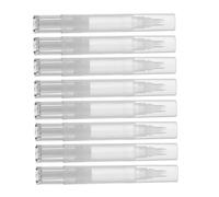 LALADEFIEE 8pcs Refillable Lip Gloss Tubes Assorted Color Portable Travel Bottles Material Empty Lip Glazes Containers for DIY Lipstick and Makeup Use
