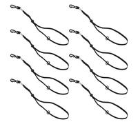 LALADEFIEE 8pcs Ski Glove Leash Wrist Straps with Detachable Clips Polyester Anti-lost Gloves Lanyard for Mitten Convenient Outdoor and Winter Sports Accessories