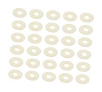 LALADEFIEE 90Pcs White Felt Piano Washers Keyboard Cushions for Piano Key Leveling and Regulating Tools Compatible with Instruments