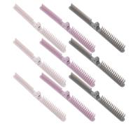 LALADEFIEE 9pcs Portable Foldable Travel Comb with Double-headed Design, Lightweight Abs Material, Wide and Dual Tooth Styling Tool for Easy Hairstyling the Go