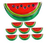 LALADEFIEE 9pcs Small Watermelon Enamel Pins Set, Cartoon Fruit Brooches for Women and Teens, Cute Summer Backpack and Coat Lapel Badges, Kawaii Clothing Accessories