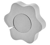 LALADEFIEE Absorbent Kitchen Cleaning Sponge Grey Flower Shape Water-Absorbing Dish Pad for Countertop, Bathroom Mirror, Pan and Faucet Cleaning