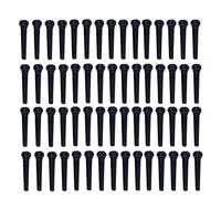 LALADEFIEE Acoustic Guitar Bridge Pins String Pegs Suitable for 100pcs Black Lightweight Puller for Acoustic Bridge Replacement Guitar Accessories