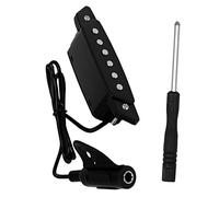 LALADEFIEE Acoustic Guitar Pickup Transducer High Sensitivity Soundhole Pickup for Folk Electric Guitars Easy Installation Material Low Noise Performance Convenient and Portable